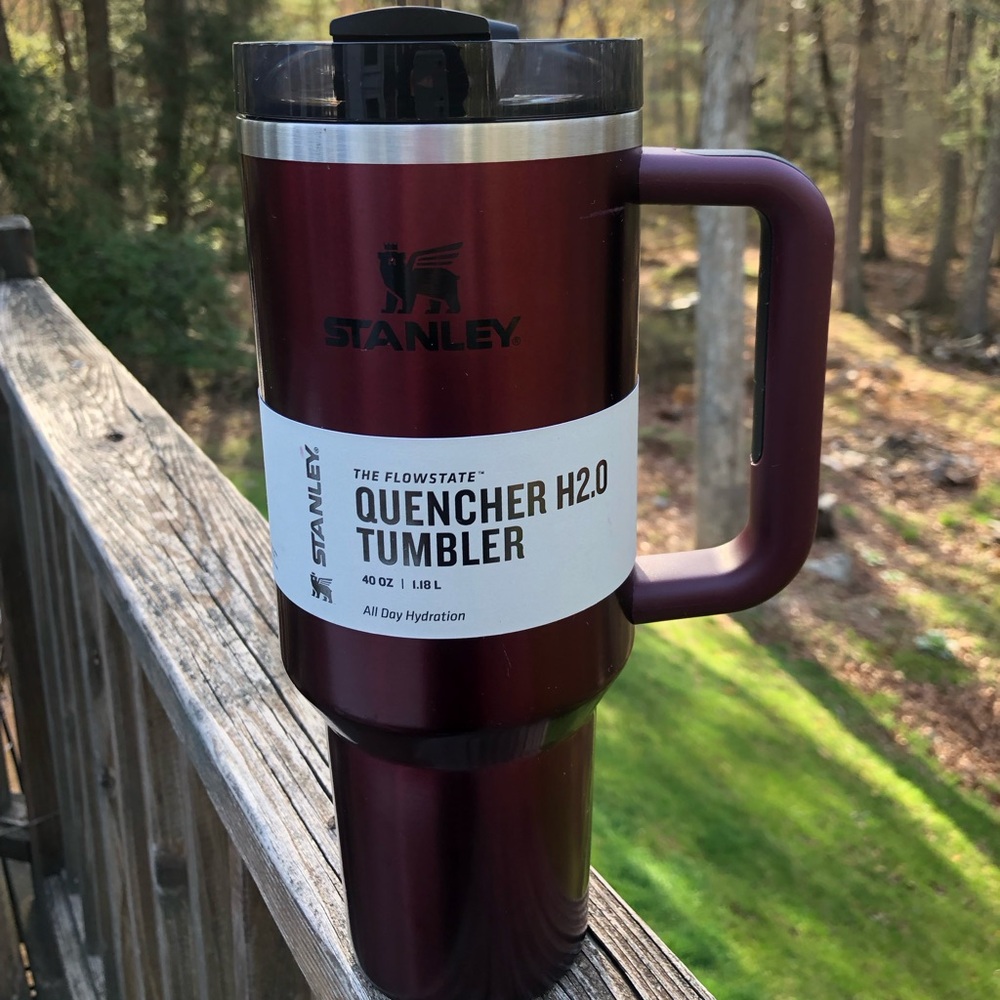 Stanley The Quencher H2.0 Flowstate™ Tumbler | 40 OZ Rosewood Glow Brand New
